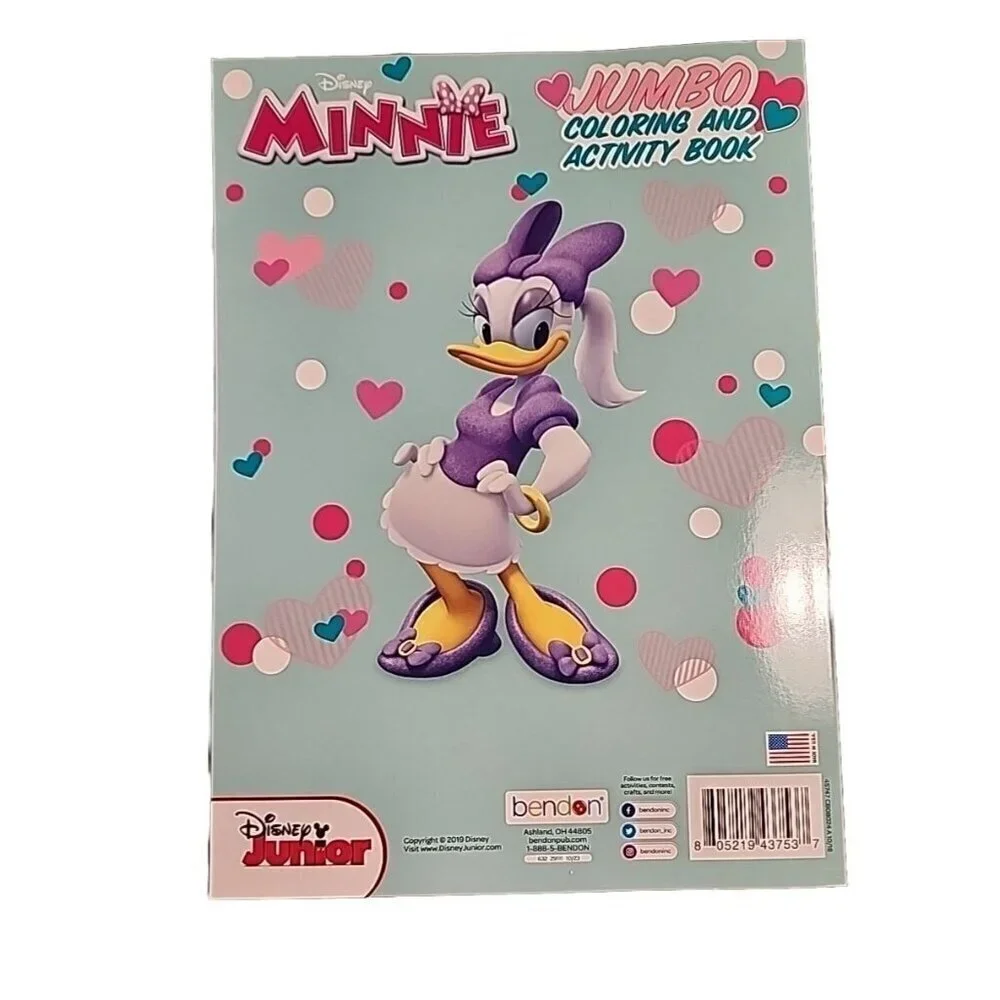 Minnie Mouse Jumbo Coloring & Activity Book All Kind of Fabulous Valentines